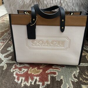 Coach Field Tote 30 with Coach Badge